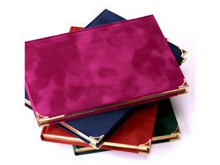 Piezīmju grāmata Velvet Luxury, A5, zaļš samts