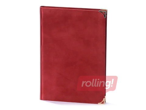 Notebook Velvet Luxury, A5, red velvet