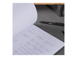 Notebook Milan, squared paper, black, A4, 48 sheets