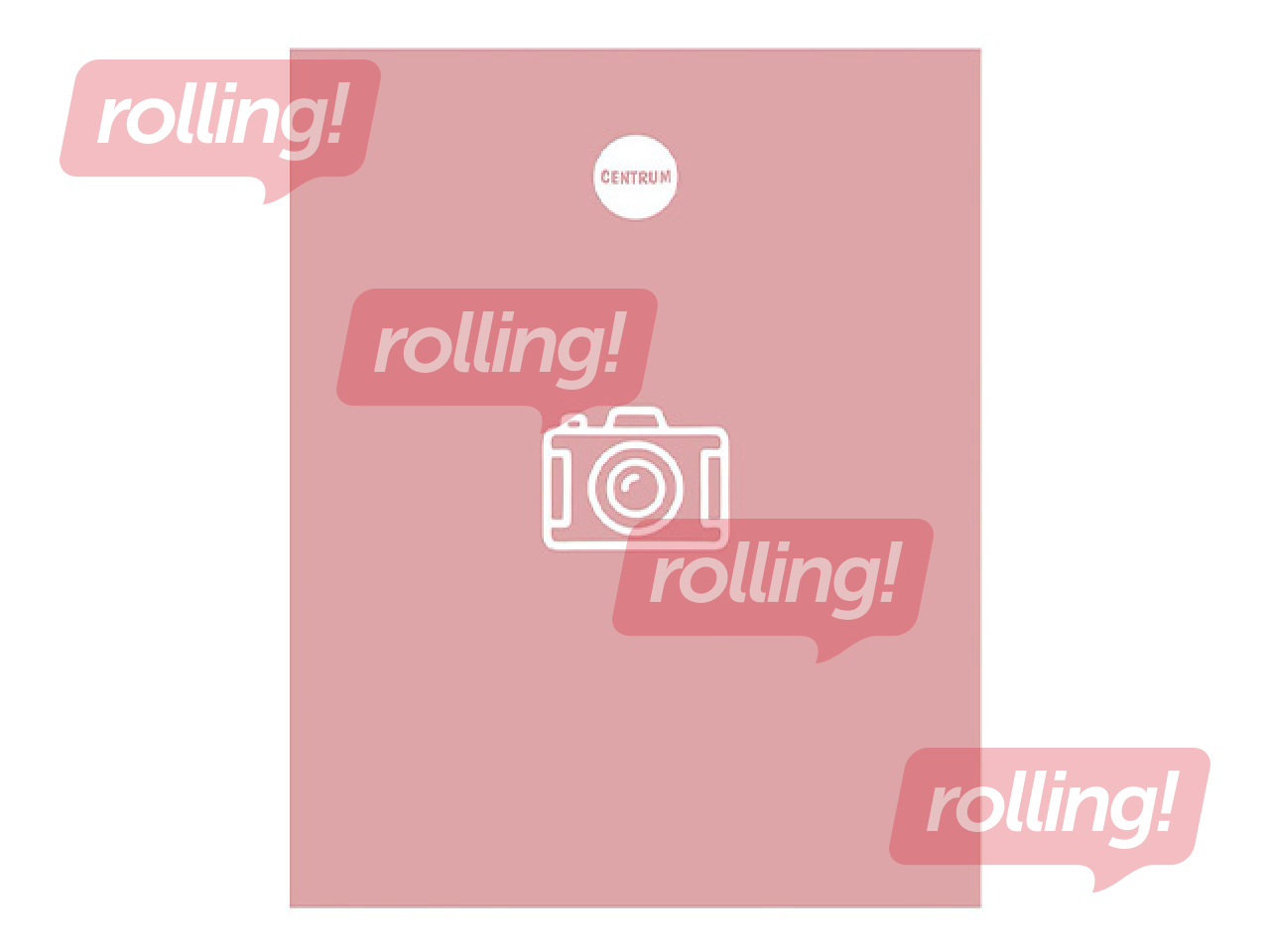 Notebook Centrum, squared, pink, A5, 96 sheets
