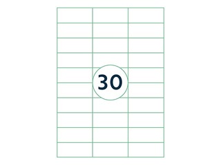 Labels Rillprint, A4, 70x29.7 mm, 100 sheets, white 