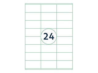 Uzlīmes Rillprint, A4, 70x36 mm,100 loksnes, baltas 