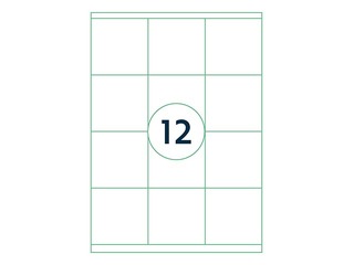 Uzlīmes Rillprint, A4, 70x70 mm,100 loksnes, baltas 