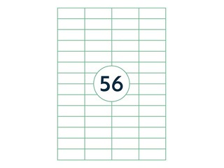 Uzlīmes Rillprint, A4, 52.5x21.2 mm,100 loksnes, baltas 