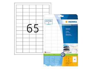SALE Sügavkülma etiketid Herma Special, A4, 38.1x21.2 mm, 25 lehte, valge