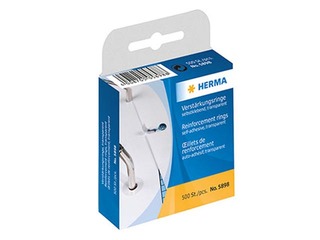 Наклейки - кружочки для документов Herma, 12мм., прозрачные, 500 шт