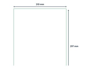 Uzlīmes Rillprint, A4, baltas, 210x297mm, 1000 loksnes