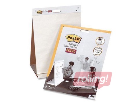 Paper notebook Post-it 563, white, 50.8x58.4cm, 20 sheets