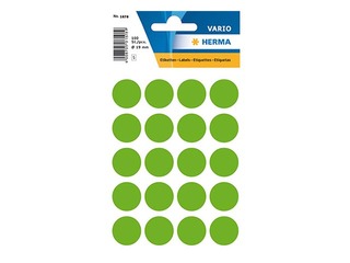 Multi-purpose labels Herma, 19 mm, green