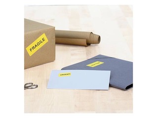 Uzlīmes Herma, A4, Ø 60 mm, 20 loksnes, noturīgas, neonoranžas