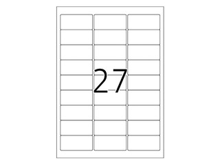 Uzlīmes Herma,  A4, 63.5 x 29.6 mm, 25 loksnes, sudraba folija