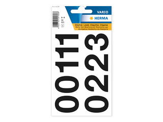 Uzlīmes ciparu 0-9, h=33 mm, ūdensnoturīgas, 2 loksnes