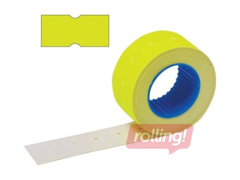 Märgistussildid 21.5 x 12 mm, kollane