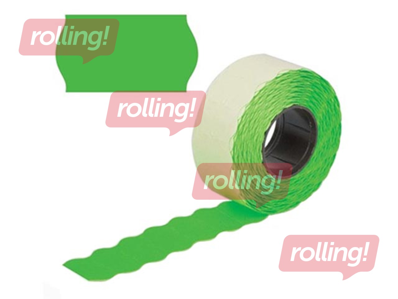 Marķēšanas uzlīmes 26 x 12 mm, zaļas