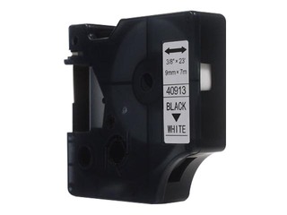 Alternatīva marķēšanas lente Dymo D1, 12 mm x 7m, balti burti uz melna fona (S0720610)