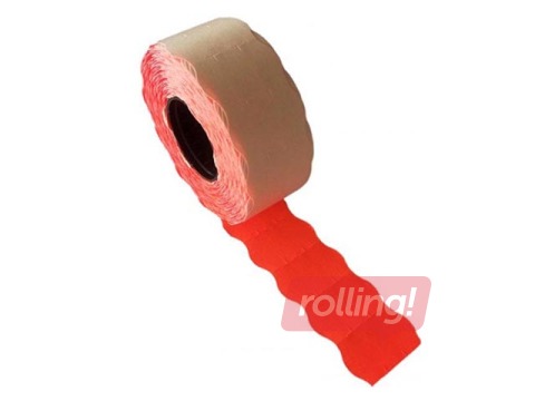 Marking labels, red, 26x16mm