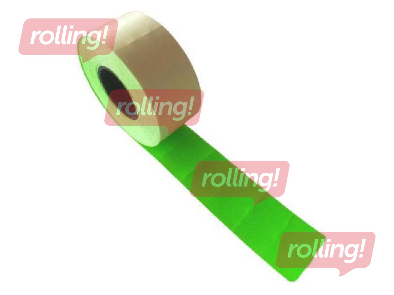 Marķēšanas uzlīmes 26 x 16 mm, zaļas, kantainas malas 