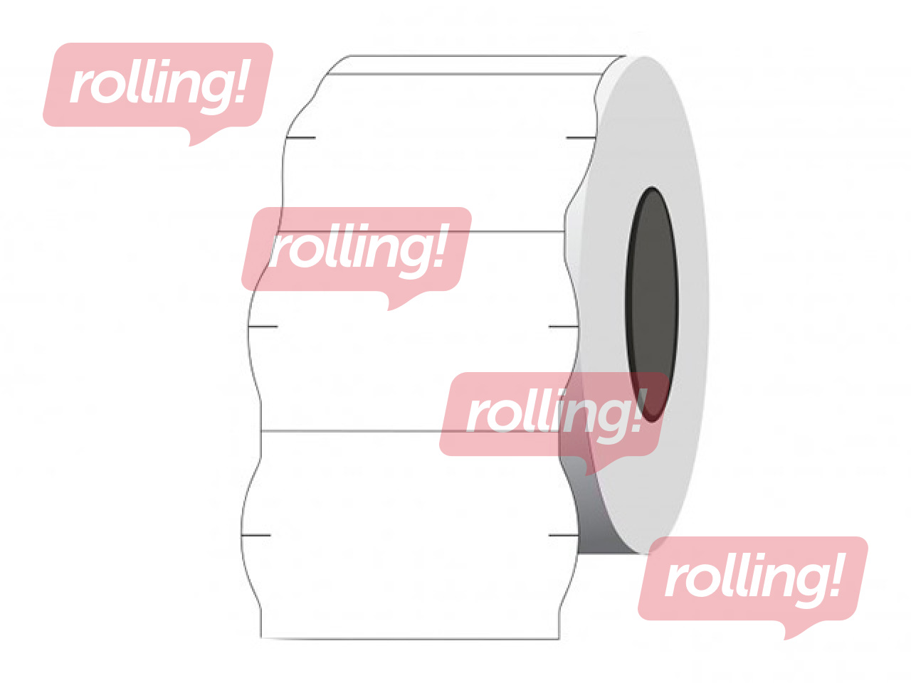 Märgistuskleebised, kerge liimiga, valged, 26x16mm, 1000 tk