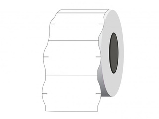 Маркировочные наклейки, с лёгким клеем, белые, 26x16мм, 1000шт