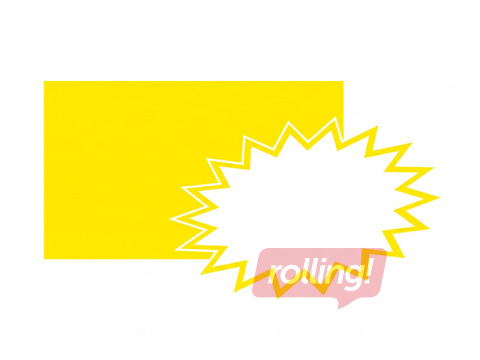 Price tags with star, yellow, 20 pcs.