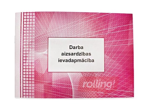 Darba aizsardzības ievadapmācības reģistrācijas žurnāls, A5