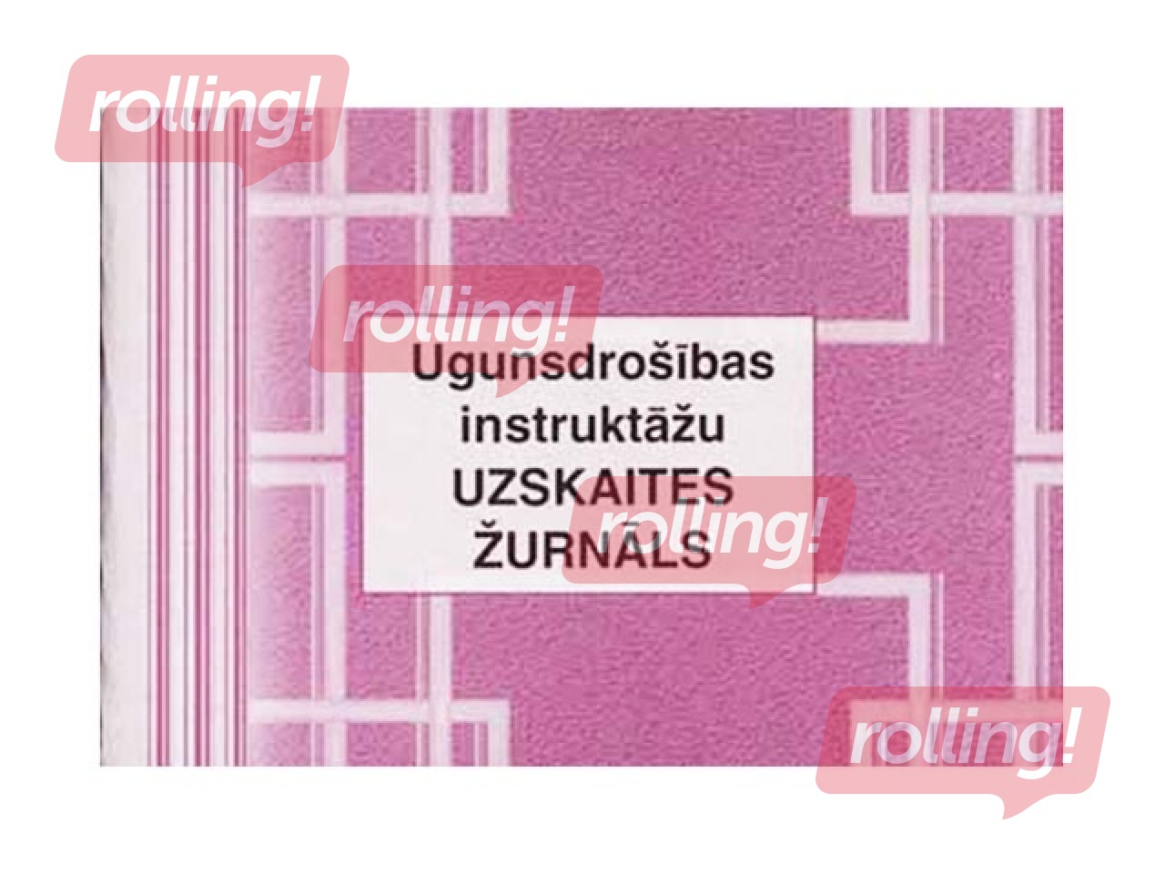 Ugunsdrošības instruktāžu uzskaites žurnāls, A5, 48 lapas