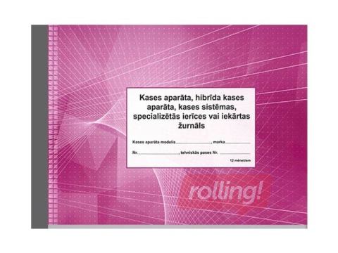 EKA kases žurnāls, A4, 12 mēneši