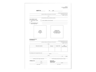 Act on canceled EKA receipts, A4, 10 sheets