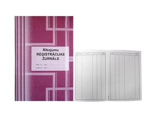 Rīkojumu reģistrācijas žurnāls, A4, 48 lapas
