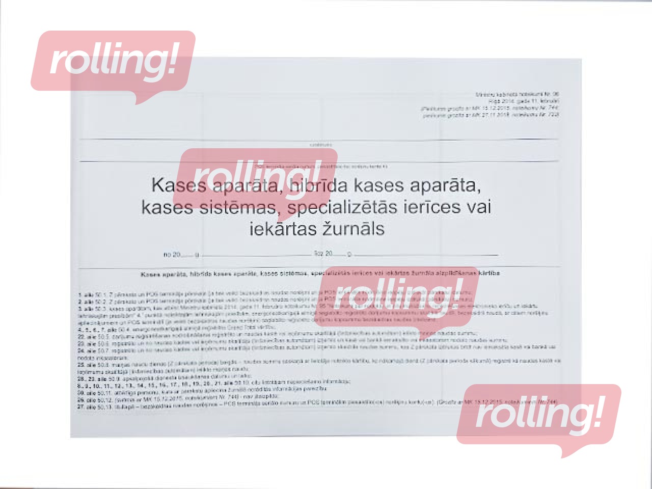 EKA kases žurnāls, A4, 6 mēneši