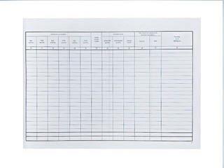 Electronic cash register journal, A4, 6 months