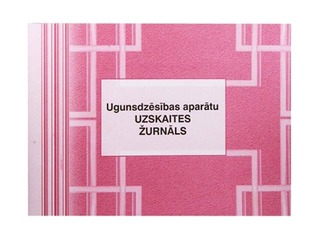 Fire extinguisher accounting journal, A5, 48 pages 48 pages