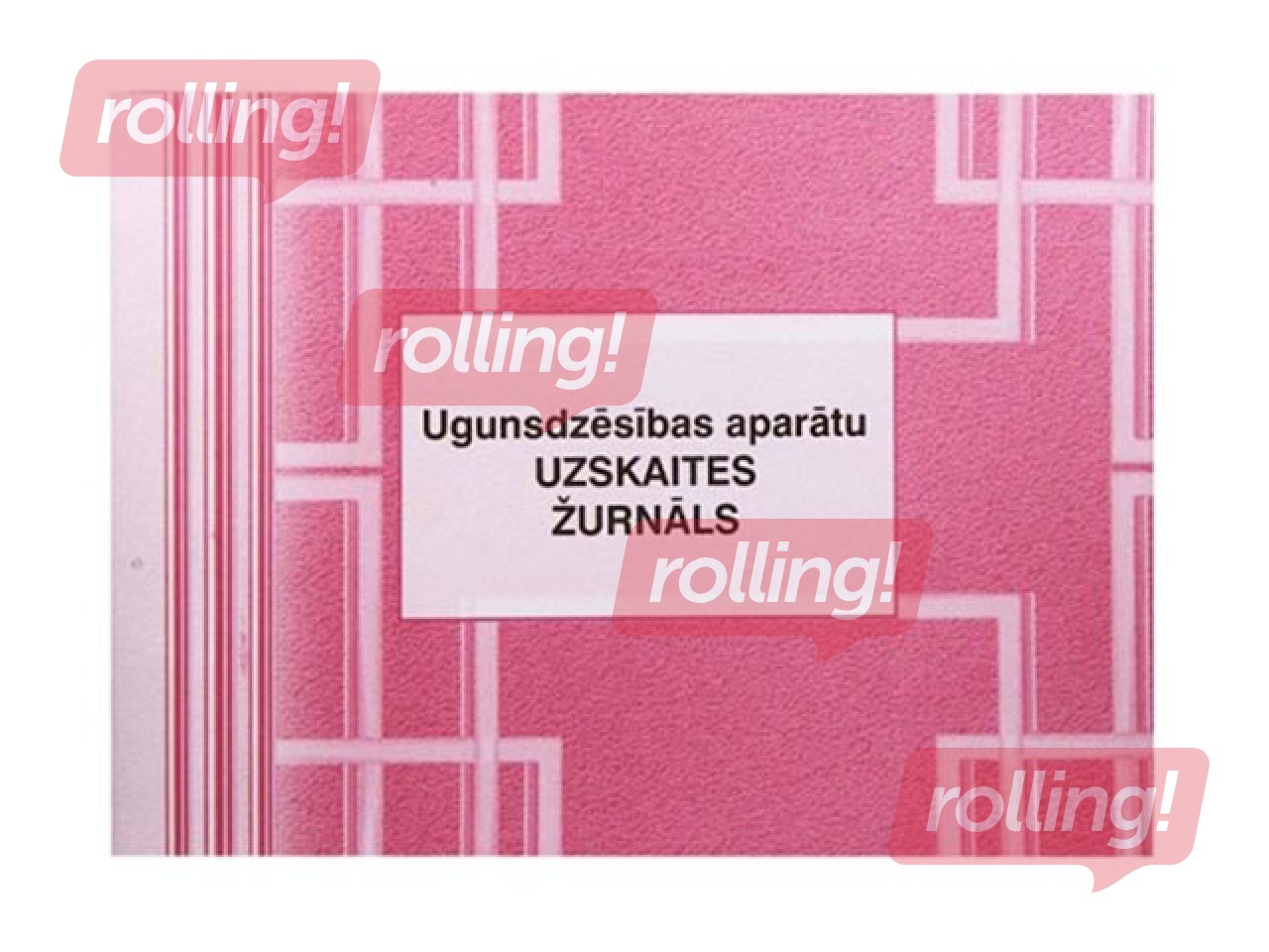 Ugunsdzēsības aparātu uzskaites žurnāls, A5, 48 lapas