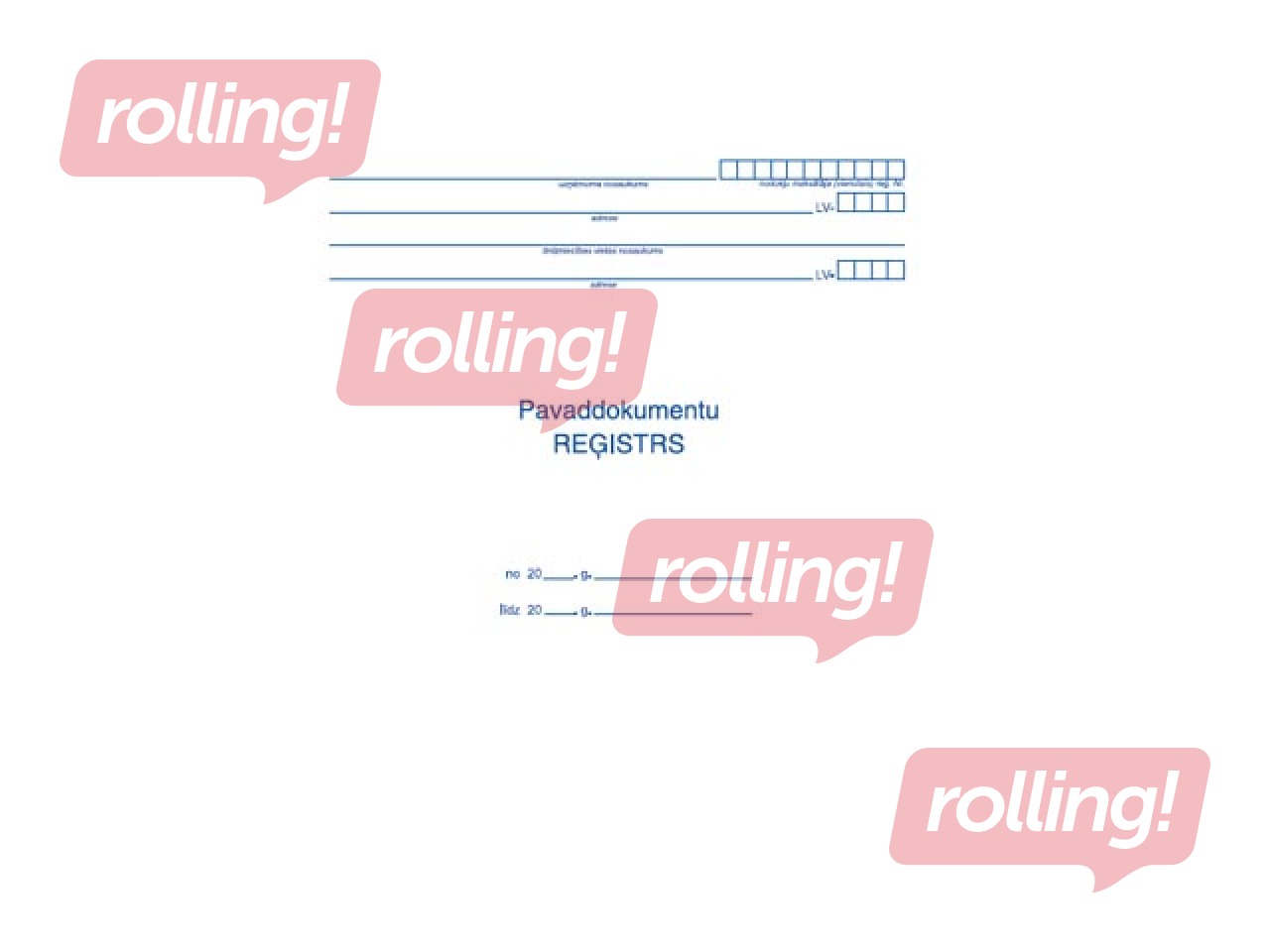 Invoice register, A4, 48 pages