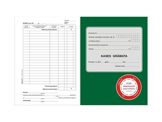 Kassaraamat, A5, isekoopiatega, 50 komplekti