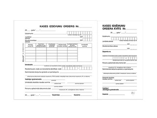 Cash register receipt, A5/1, with tear-off slip, 100 sheets