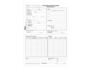 Identity card, A4, two-sided, 100 pcs.