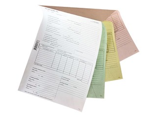 Kokmateriālu pavadzīme, A4, paškopējoša, 4 eksemplāri, 1 komplekts