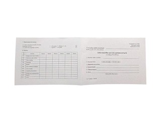 Zobārstniecības pacienta ambulatorā karte, 1/2no A3DK + 4lpp 1/2 no A3Dav