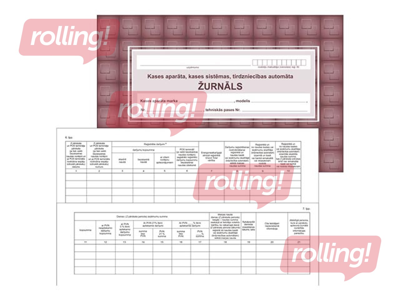 EKA kases žurnāls, A4, 12 mēneši