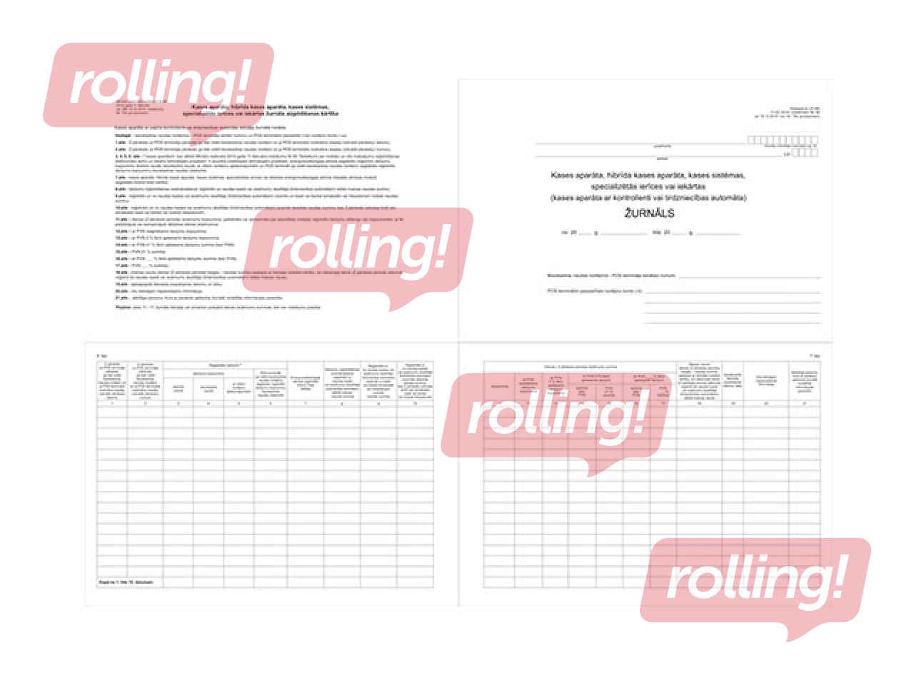 EKA kases žurnāls, A4, 12 mēneši