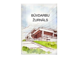 Būvdarbu žurnāls, A4, spirālē, 100 lapas