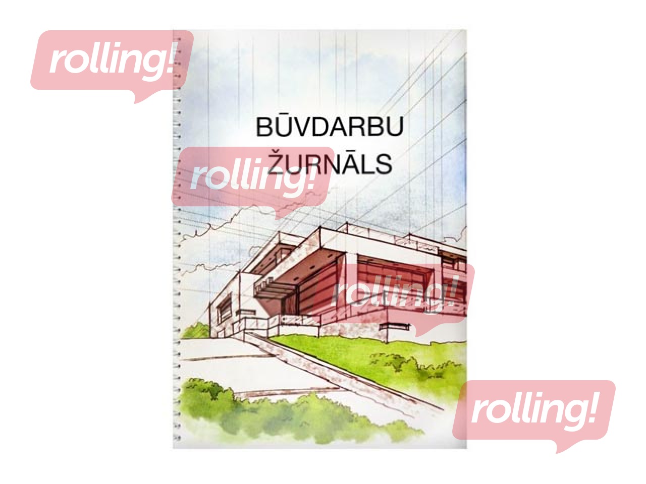 Būvdarbu žurnāls, A4, spirālē, 100 lapas