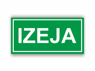 Наклейка – знак 