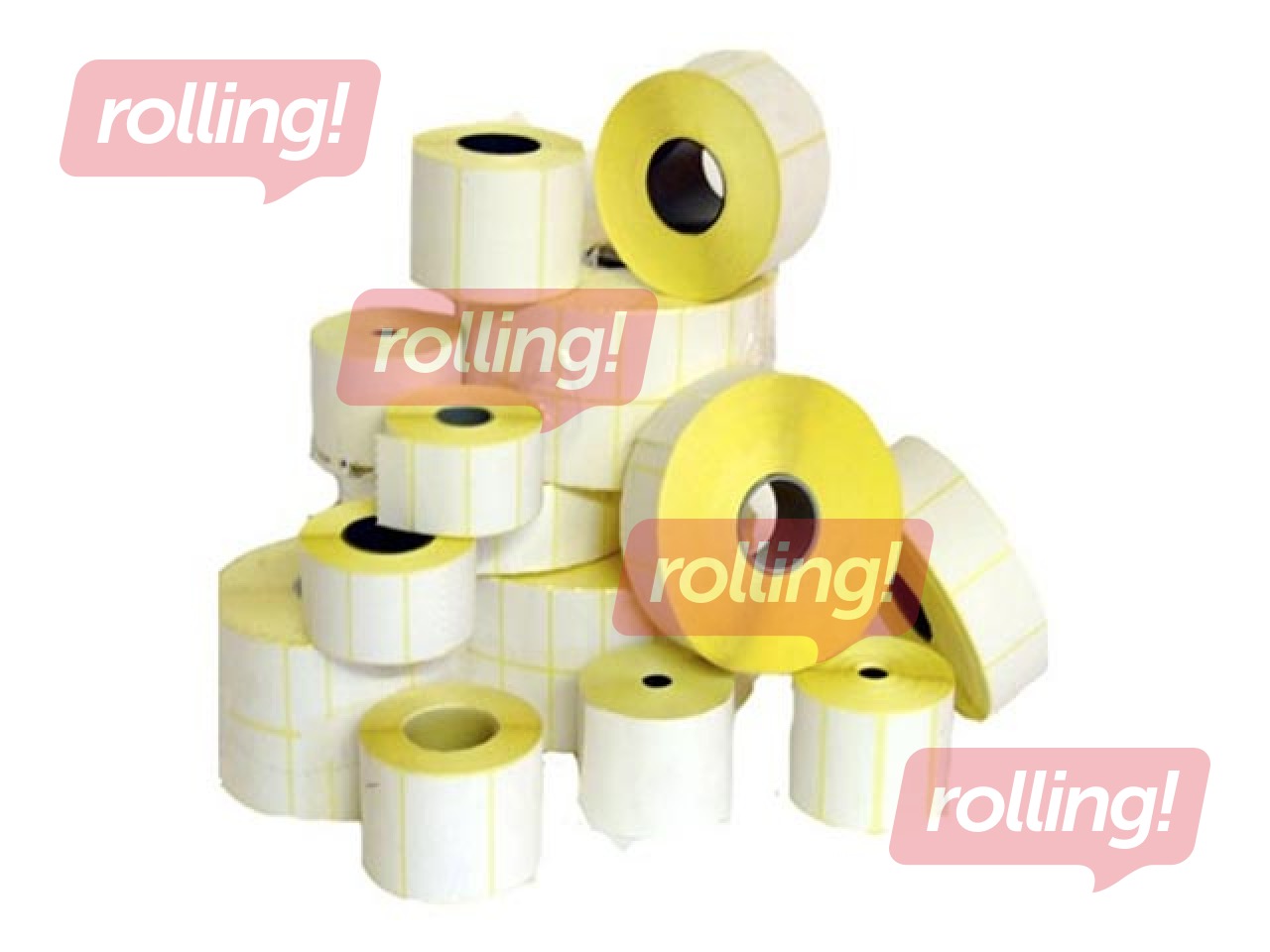 Thermal stickers in a roll, 40x20 mm, TermoEko, 2000 pc