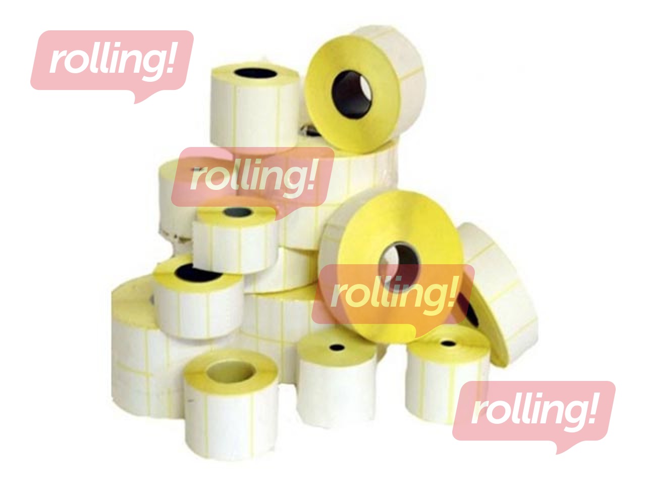 Termouzlīmes rullī, 56x25 mm, TermoEko, 1200 gab