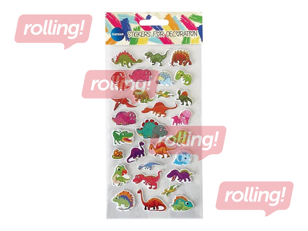 Uzlīmes Centrum Puffy Animals, 1 lapa