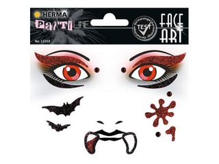 Face Art Stickers Vampire