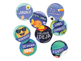 Motiveerivad kleebised LV, 120 tk