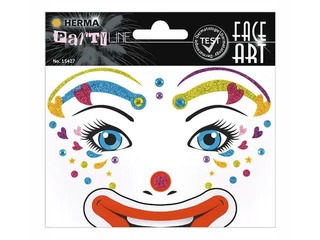 Face Art Stickers Clown Lotta
